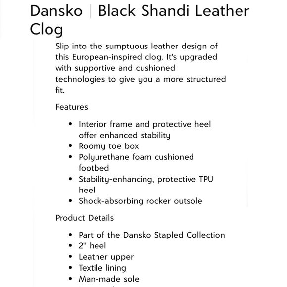 DANSKO “Shandi” Black Nubuck Leather Biker Harness Tassel Clog Size 41 10.5-11US - Picture 14 of 16